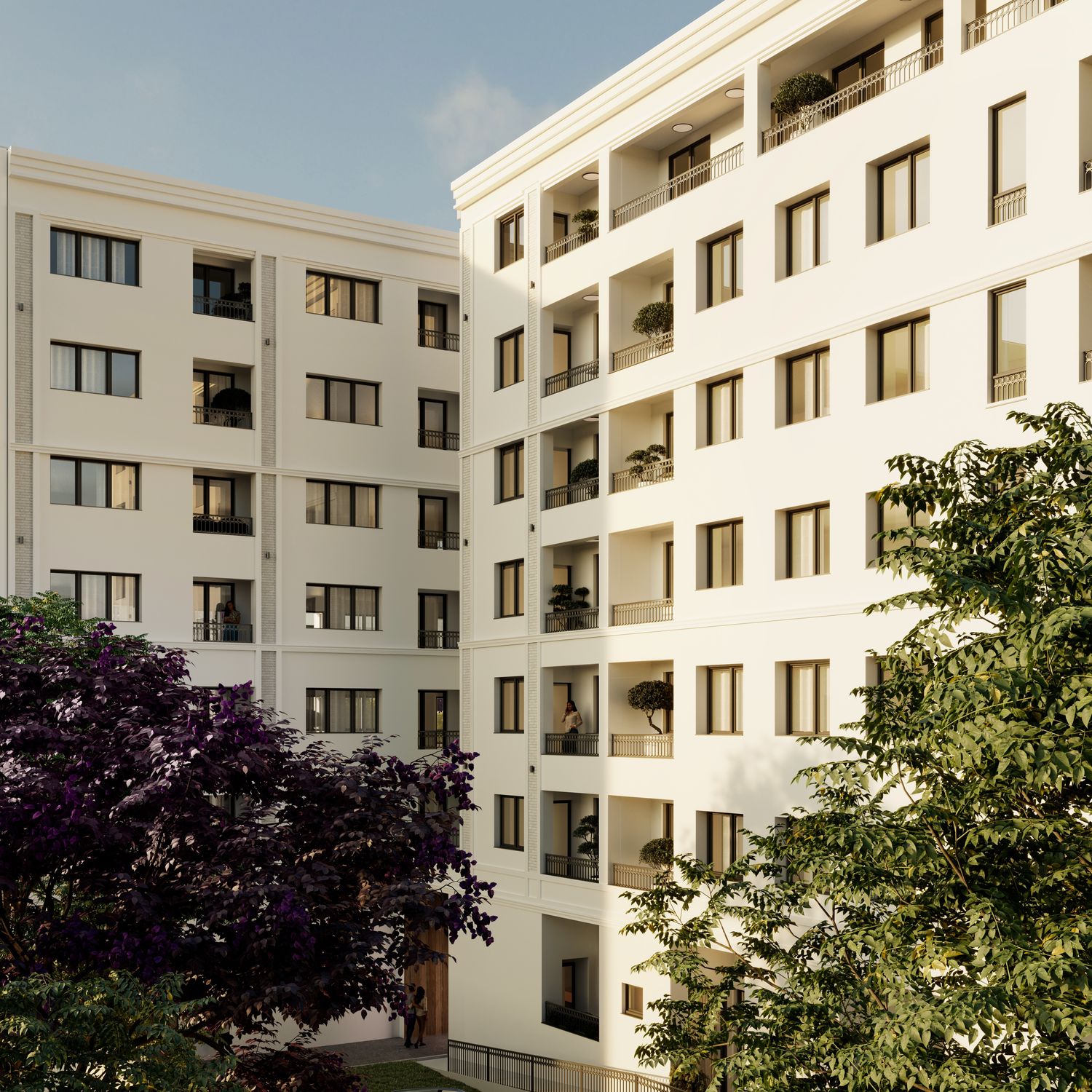 Unutrašnje dvorište Minjon Residence